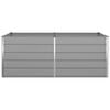 vidaXL Planter Light Grey 195 x 100 x 75 cm Galvanised Steel