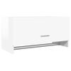 vidaXL Wardrobe High Gloss White 70x32.5x35 cm Engineered Wood