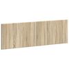 vidaXL Wall-Mounted Headboard BREDA Sonoma Oak Engineered Wood