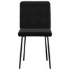 vidaXL Dining Chairs 4 pcs Black Velvet