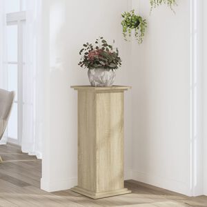 vidaXL Plant Stand Sonoma Oak 33 x 33 x 80 cm Engineered wood