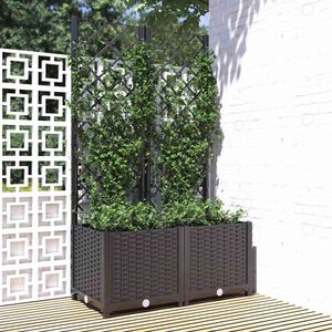 vidaXL Garden Black 80 x 40 x 136 cm