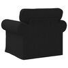 vidaXL Sofa Black 95 x 82 x 80 cm Fabric