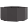 vidaXL Planter Black 120 x 120 x 50 cm Steel