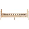vidaXL Bed Frame without Mattress 90x190 cm Single Solid Wood Pine