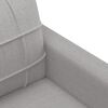 vidaXL 2-Seater Sofa Light Grey 140 cm Fabric