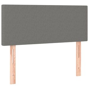 vidaXL Headboard Dark Grey 100 cm Fabric