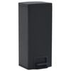 vidaXL Dustbin with Pedal Anti-fingerprint 30L Black Stainless Steel