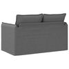 vidaXL Sofa Dark Grey 136 x 82 x 85 cm Fabric