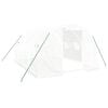 vidaXL Greenhouse with Steel Frame White 12 m&sup2; 4x3x2 m