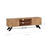 vidaXL TV Cabinet 140x30x45 cm Solid Acacia Wood