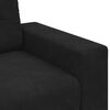 vidaXL Loveseat Sofa Black 180x77x82 cm Velvet