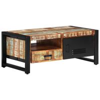 vidaXL Coffee Table 100x50x41 cm Solid Wood Reclaimed