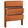 vidaXL Planter | Orange | Solid Firwood | Medium | Foldable | Planter