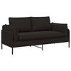 vidaXL 2-Seater Sofa 2-Seater Black 188 x 81 x 89 cm Velvet