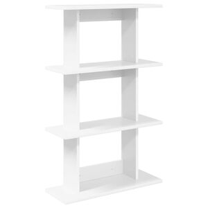 vidaXL Wall Shelf Wall-Mounted White 56 x 20 x 90 cm Engineered Wood