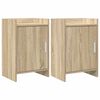 vidaXL Bedside Tables 2 pcs Sonoma Oak 40 x 30 x 60 cm Engineered Wood