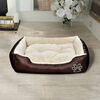 vidaXL Dog Bed Brown and Beige XXL
