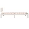 vidaXL Bed Frame without Mattress White 90x190cm Single