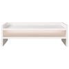 vidaXL Monitor Stand White 50x24x16 cm Solid Wood Pine