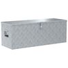 vidaXL Aluminium Box 110,5x38,5x40 cm Silver