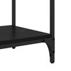 vidaXL Console Table Black Oak 100 x 34.5 x 75 cm Engineered Wood