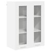 vidaXL Hanging Cabinet with Door White 60 x 31 x 80 cm Engineered Wood