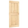 vidaXL Sliding Door NARVIK Natural and Black