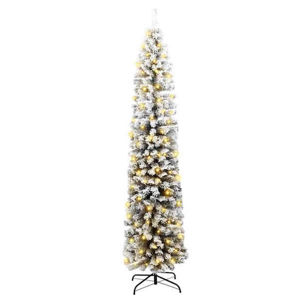 vidaXL Artificial Christmas Tree with 300 LEDs with Stand Green 180 cm