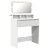 vidaXL Bedroom Dressing Tables White 80 x 39.5 x 135 cm