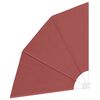 vidaXL Collapsible Balcony Side Awning Terracotta 140x140 cm