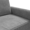 vidaXL 2-Seater Sofa Dark Grey 120 cm Velvet