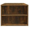 vidaXL Coffee Table Smoked Oak 102x55x42 cm Engineered Wood