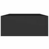 vidaXL Wall-mounted Drawer Shelves 2 pcs Black 40x23.5x10cm MDF