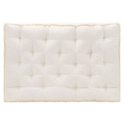 vidaXL Pallet Sofa Cushion Beige 120x80x10 cm