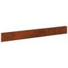 vidaXL Lawn Edging 10 pcs 100 x 12 cm Steel Rusty