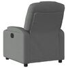 vidaXL Electric Recliner Chair Dark Grey Fabric