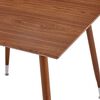 vidaXL Dining Table Brown 80.5x80.5x73 cm MDF