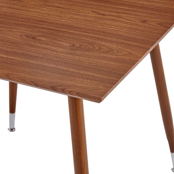 vidaXL Dining Table Brown 80.5x80.5x73 cm MDF