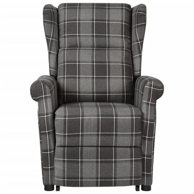 vidaXL Stand up Chair Grey Fabric