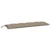 vidaXL Garden Bench Cushion Taupe 150x50x7 cm Oxford Fabric