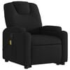 vidaXL Stand up Massage Recliner Chair Black Fabric