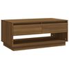 vidaXL Coffee Table | Brown Oak | Engineered Wood | 102.5 cm x 55 cm x 44 cm