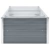 vidaXL Garden Raised Bed Galvanised Steel 240x80x45 cm Grey