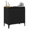 vidaXL Bathroom Sink Cabinet Black Oak 58 x 33 x 60 cm Engineered Wood
