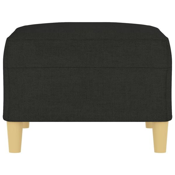 vidaXL Footstool Black 70x55x41 cm Fabric