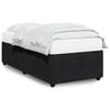 vidaXL Bed Frame without Mattress Black 100x200 cm Velvet