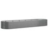 vidaXL Garden Raised Bed Powder-coated Steel 510x140x68 cm Grey