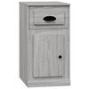 vidaXL Side Cabinet with Drawer Grey Sonoma 40x50x75 cm Engineered Wood