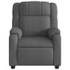vidaXL Electric Massage Recliner Chair Dark Grey Fabric